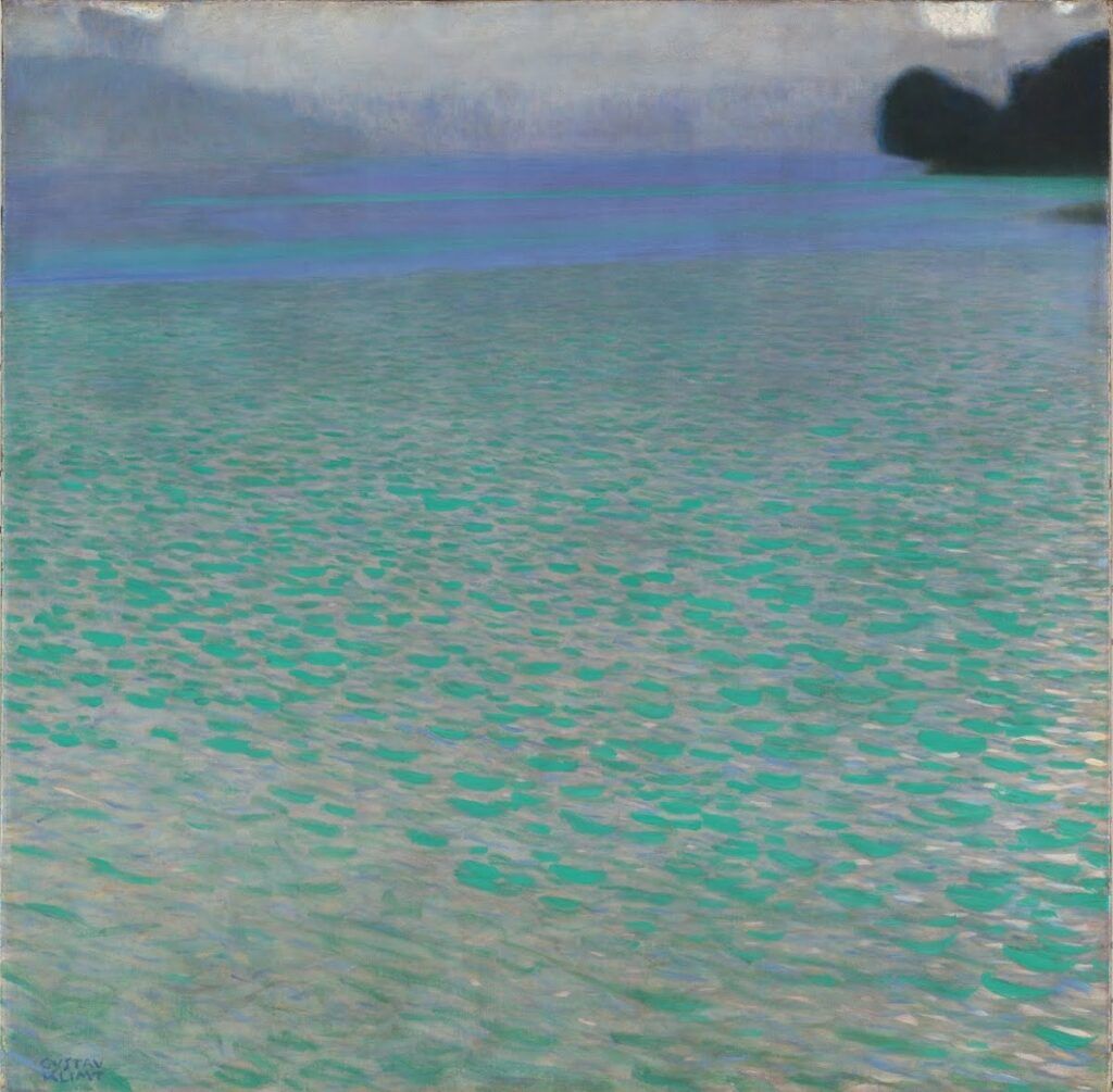 Klimt, On Lake Attersee, 1900