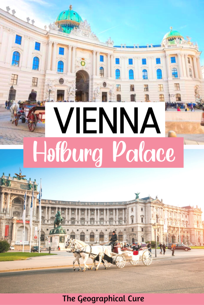 Pinterest pin for guide to the Hofburg Palace complex