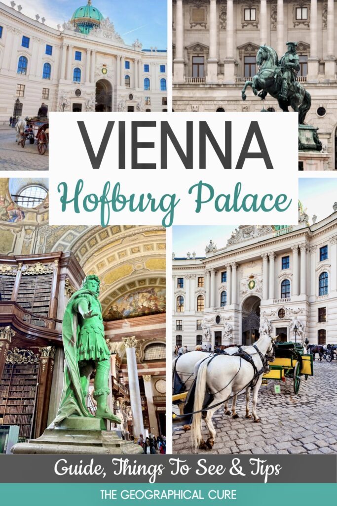 Pinterest pin for guide to the Hofburg Palace complex