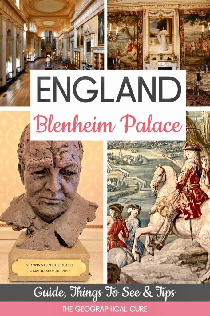 Pinterest pin for guide to Blenheim Palace