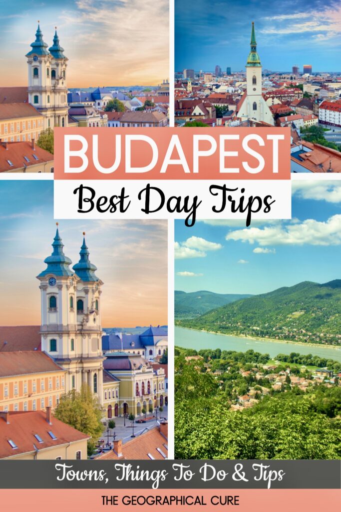 Pinterest pin for best day trips from Budapest