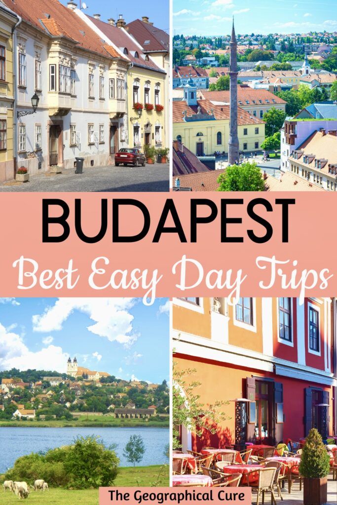 Pinterest pin for best day trips from Budapest