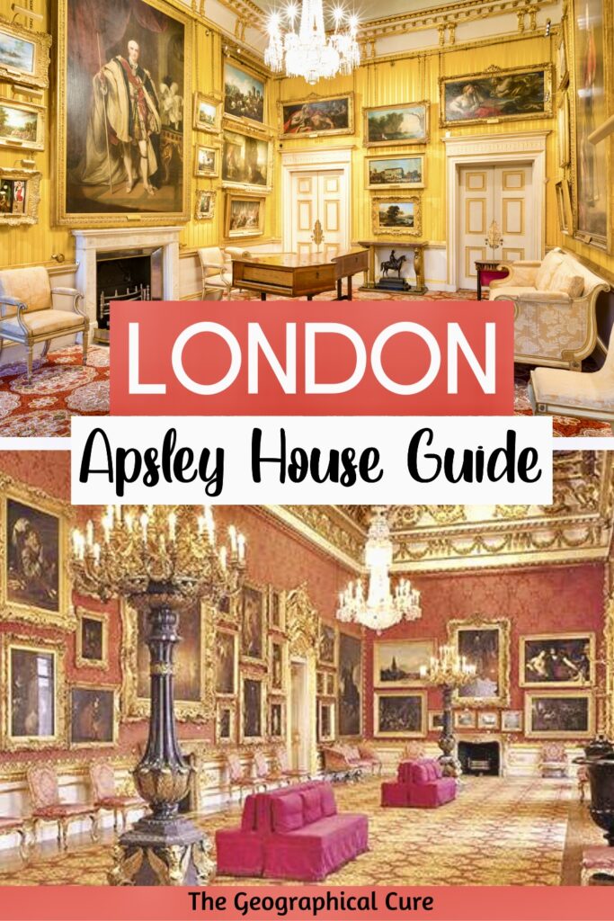Pinterest pin for guide to Apsley House