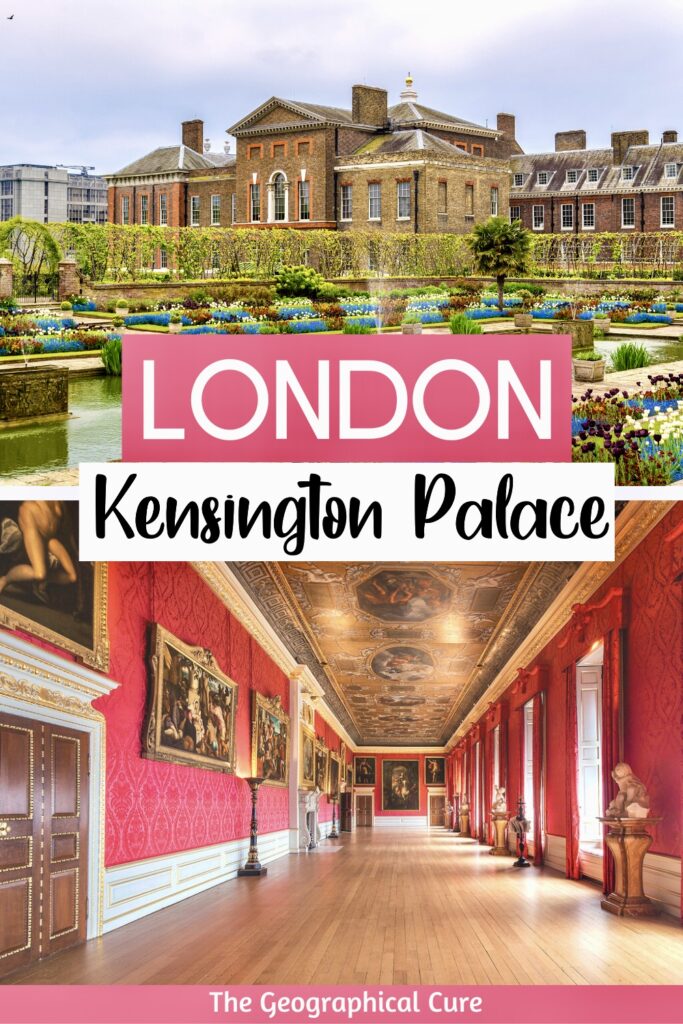 Pinterest pin for guide to Kensington Palace