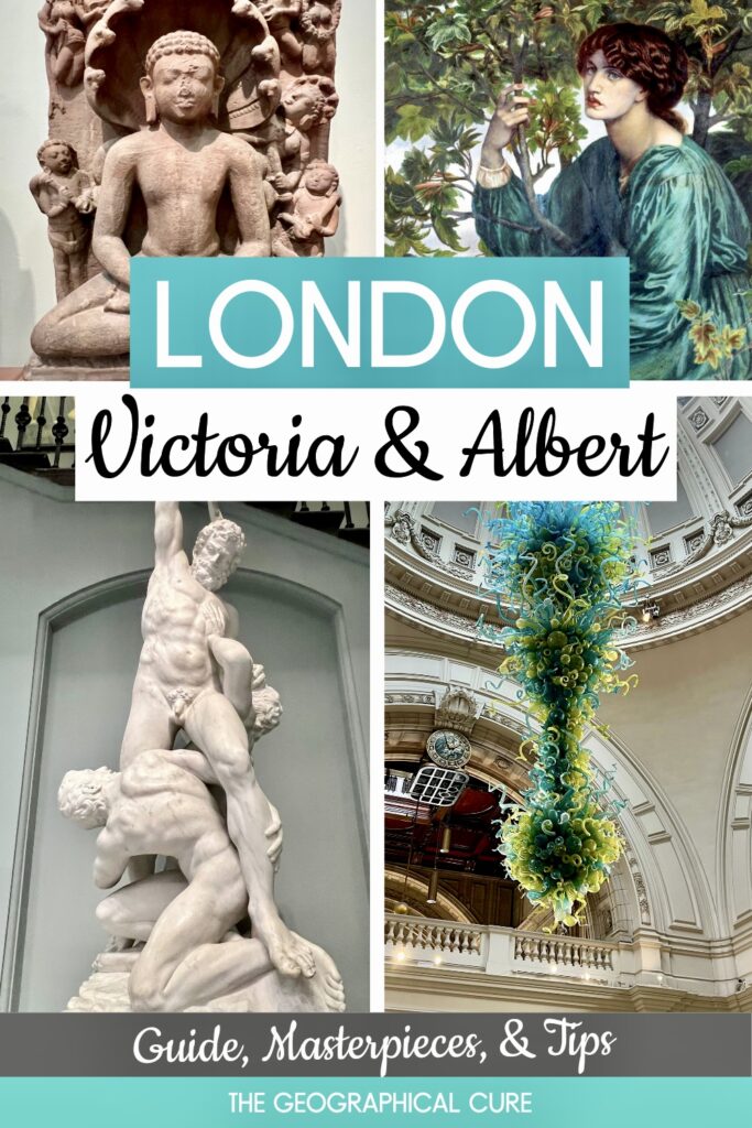 Pinterest pin for guide to the Victoria & Albert Museum