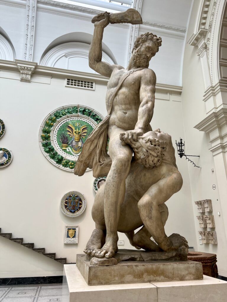 Giambologna, Samson Slaying a Philistine, 1562