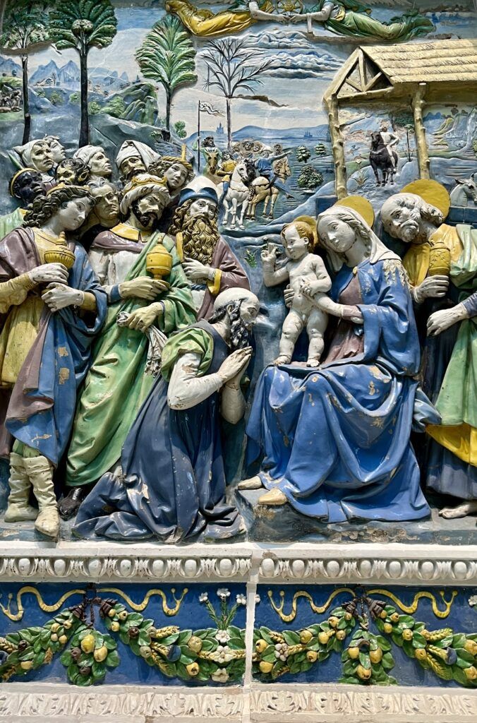 Andrea della Robbia, Adoration of the Kings, 1500-10