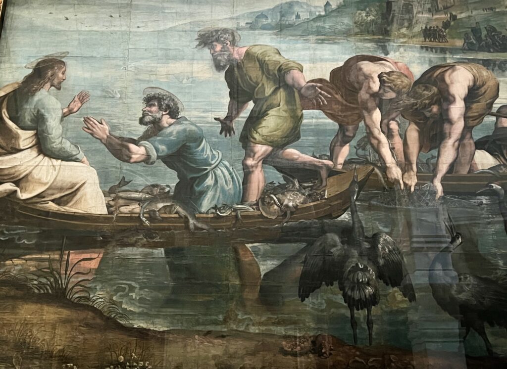 Raphael, Miraculous Draught of Fishes, 1515-16