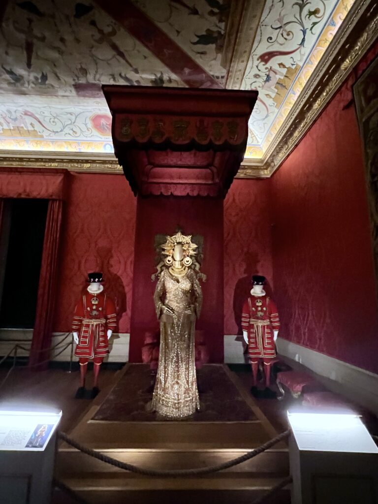 Throne Room, with Beyonce gown