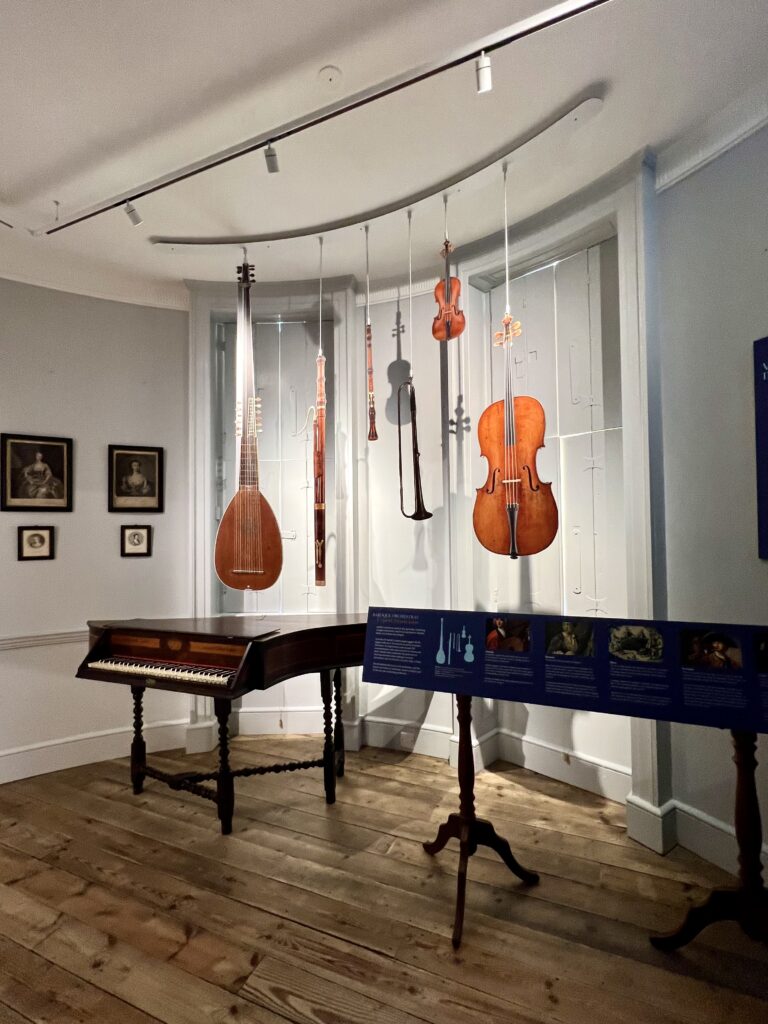 Drawing Room with instruments