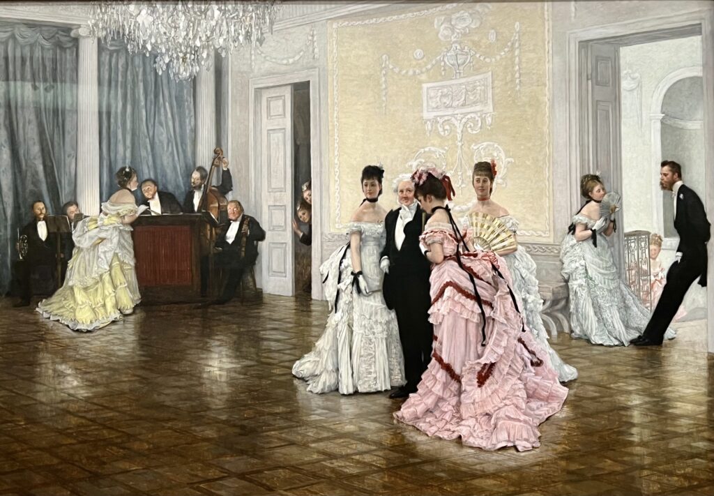 James Tissot, Too Early, 1873