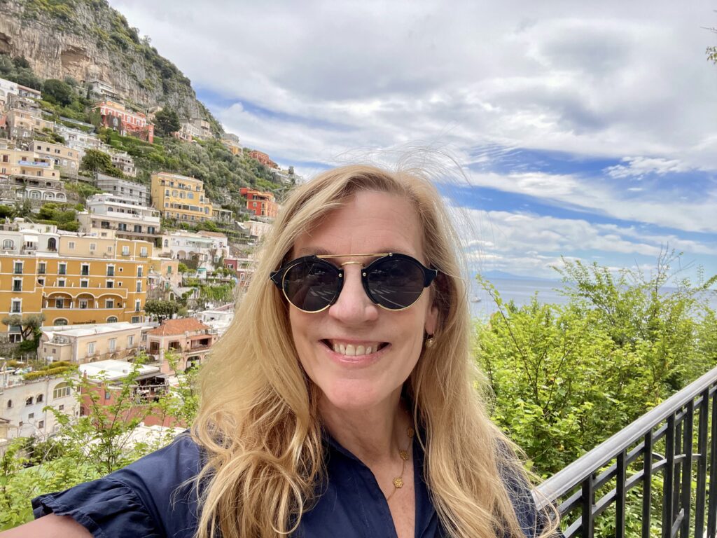 me enjoying the views, the best things about Positano