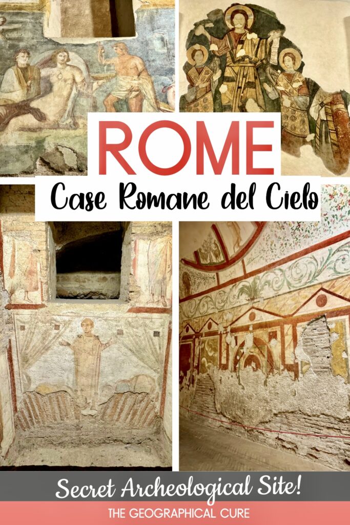 Pinterest pin for guide to Case Romane del Cielo