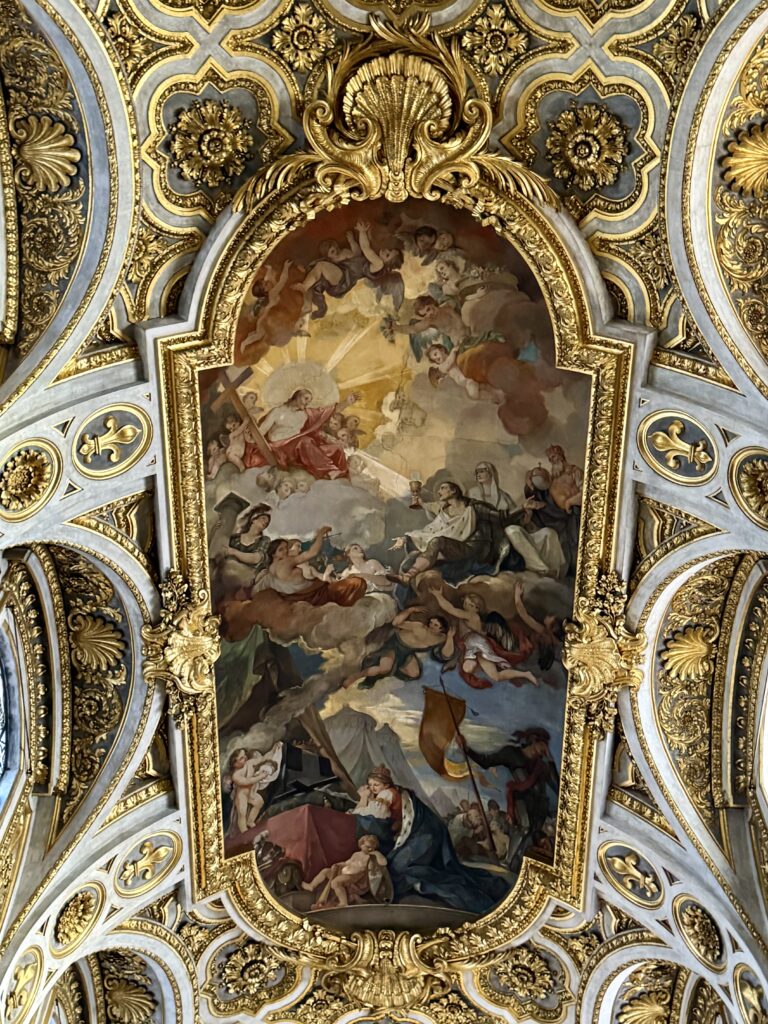 fresco in central nave