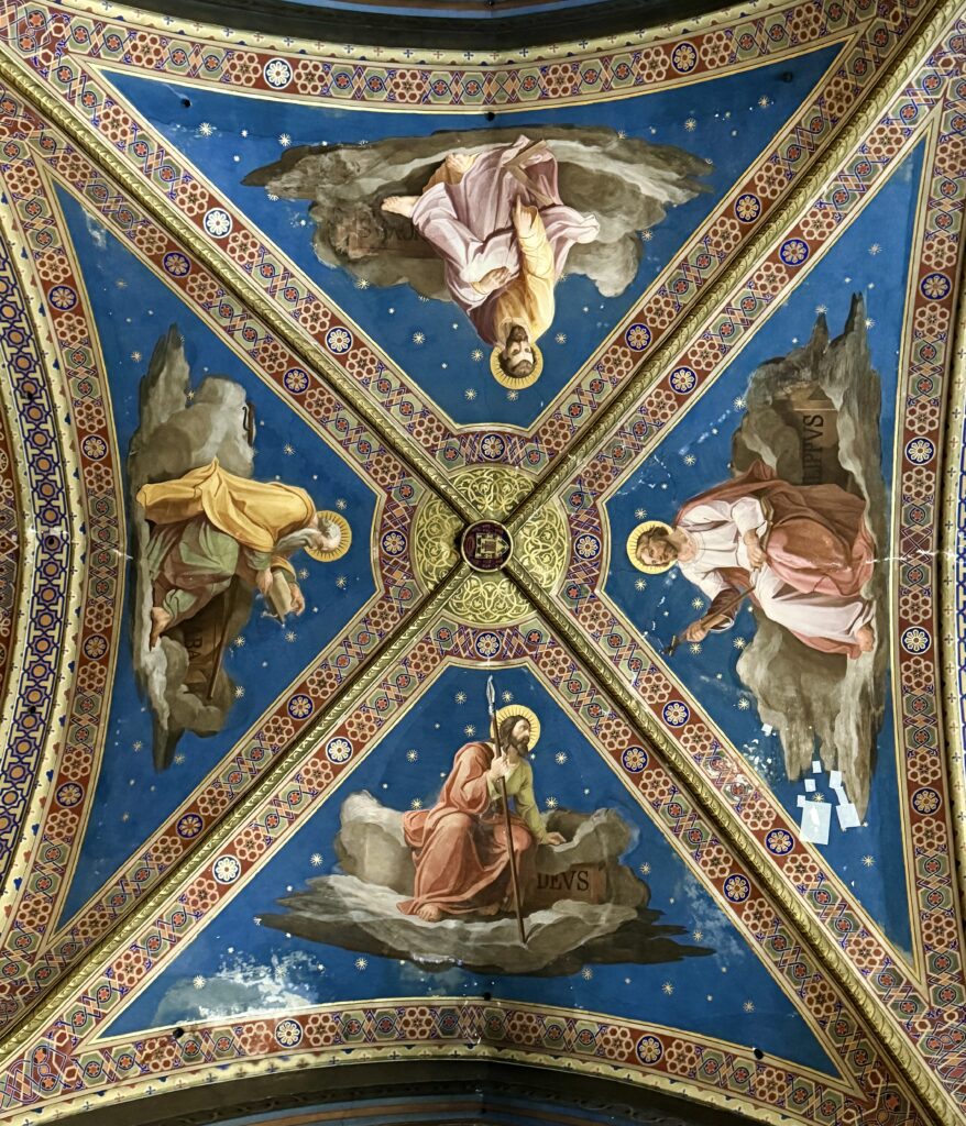 ceiling of Sopra Minerva