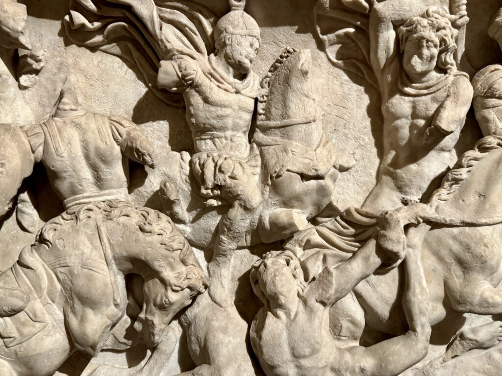 detail of Ludovisi Sarcophagus