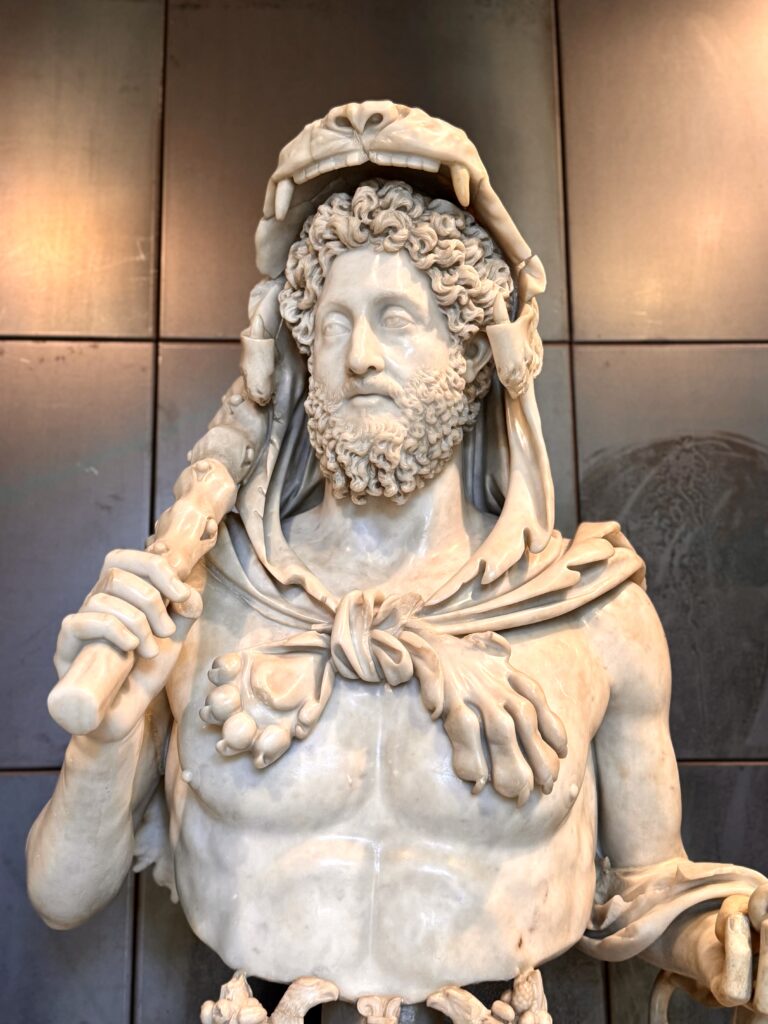 sculpture of Commodus as Hercul