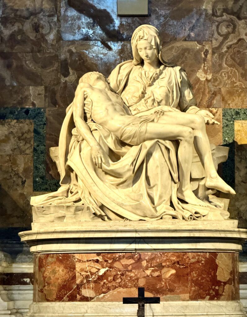Michelangelo's Pieta in St. Peter's Basilica
