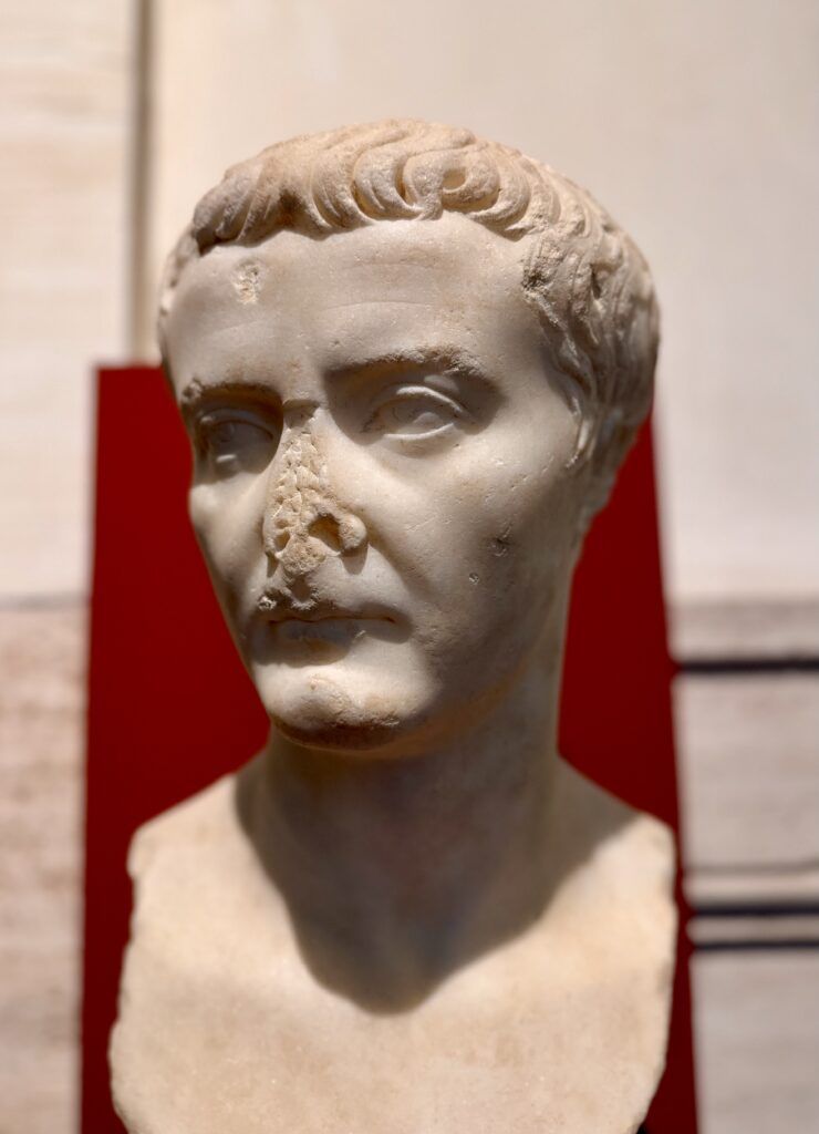 bust of a young Tiberius