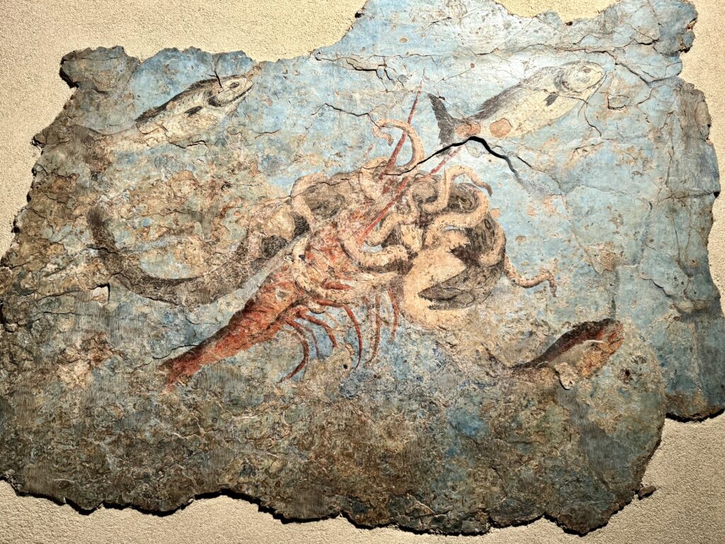 fresco of marine life, 2nd century AD