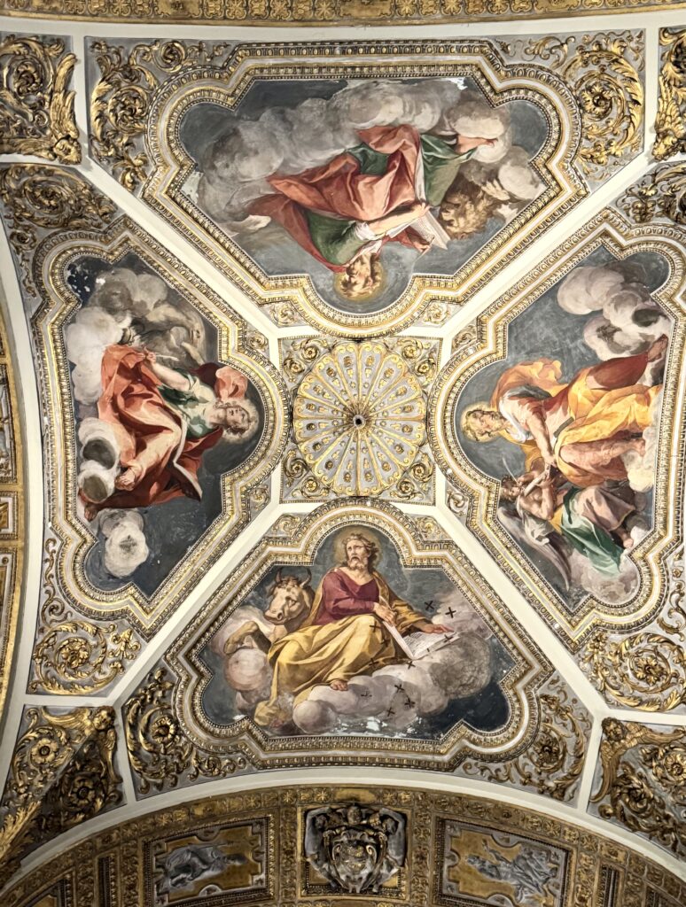 frescos in Santa Maria Maggiore