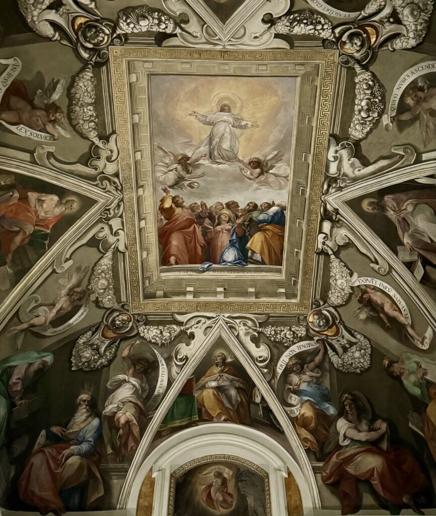 ceiling of Oligiati Chapel