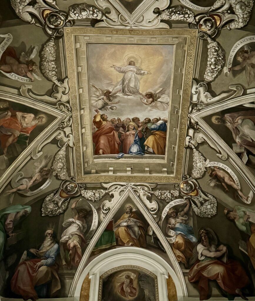 ceiling of Oligiati Chapel