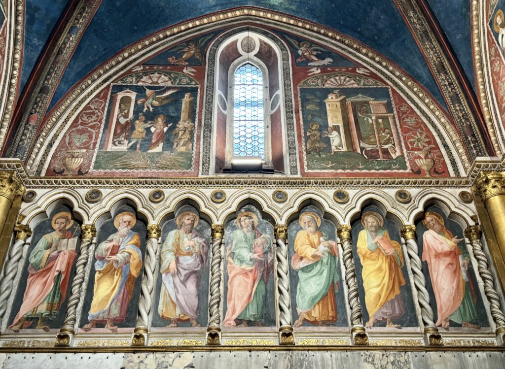 frescos in the Sancta Sanctorum