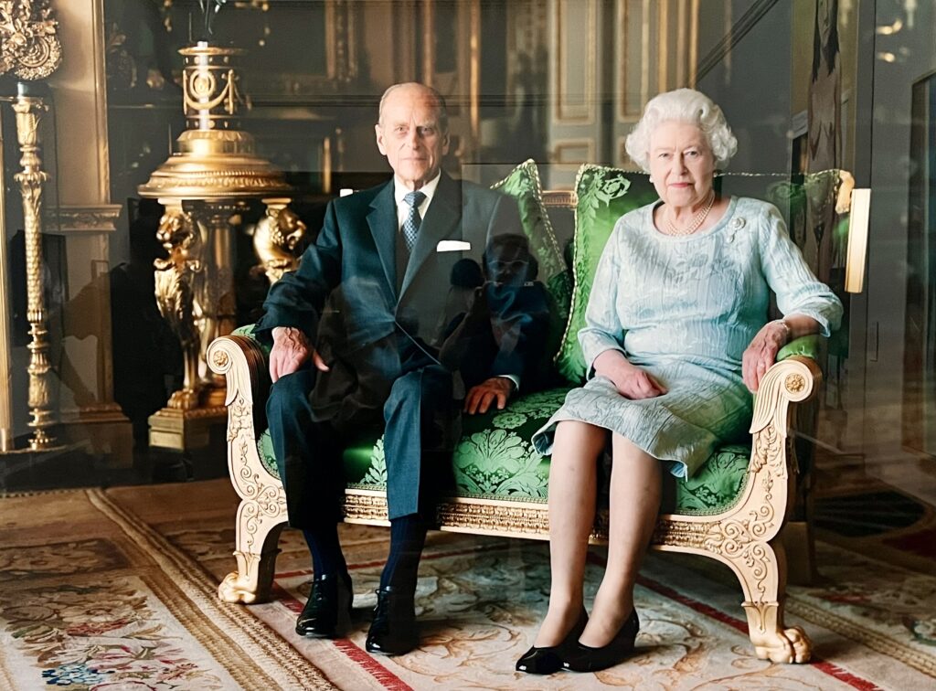 photo of Prince Philip and Queen Elizabeth II taken for her diamond jubilee
