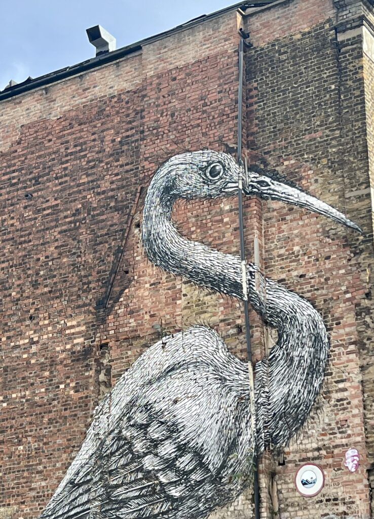 street art mural in Shoreditch