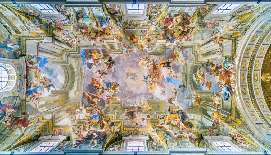 Apotheosis of Saint Ignatius fresco