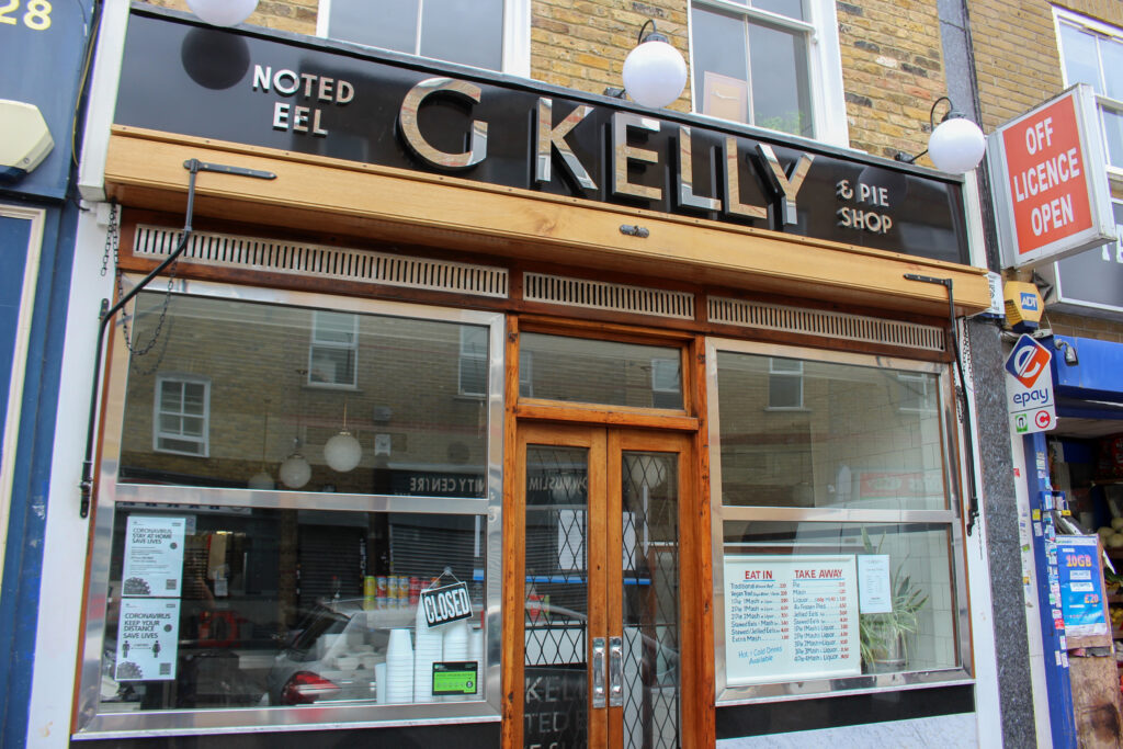G Kelly pie and mash shop