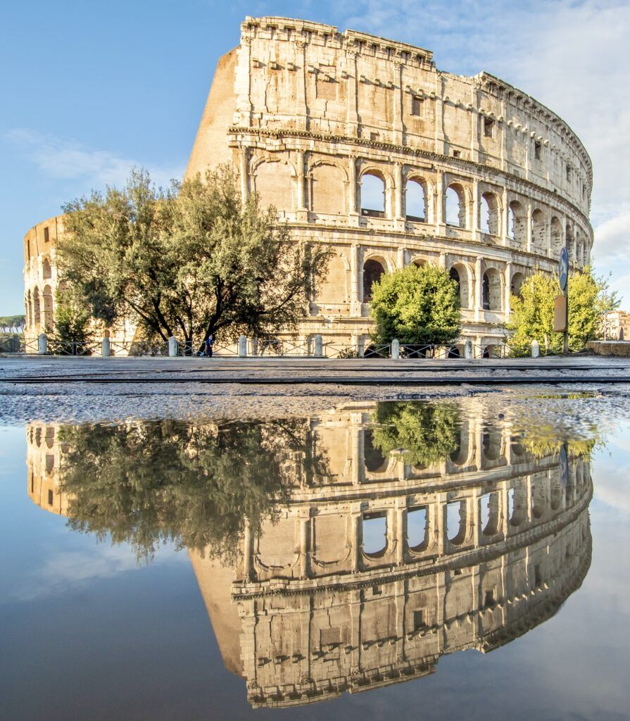 Colosseum in winter