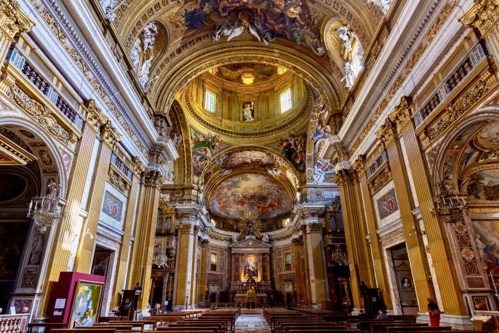 interior of the Gesu