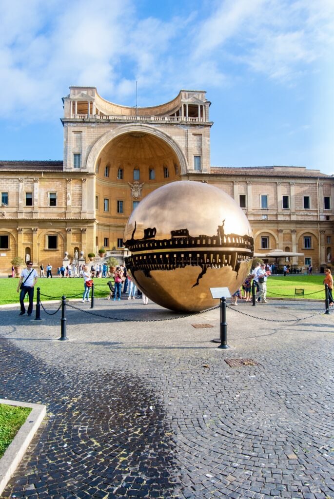 Sphere within Sphere sculpture at the Vatican Museums