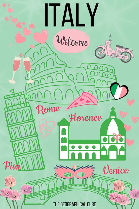 Pinterest pin for 10 days in Italy itinerary
