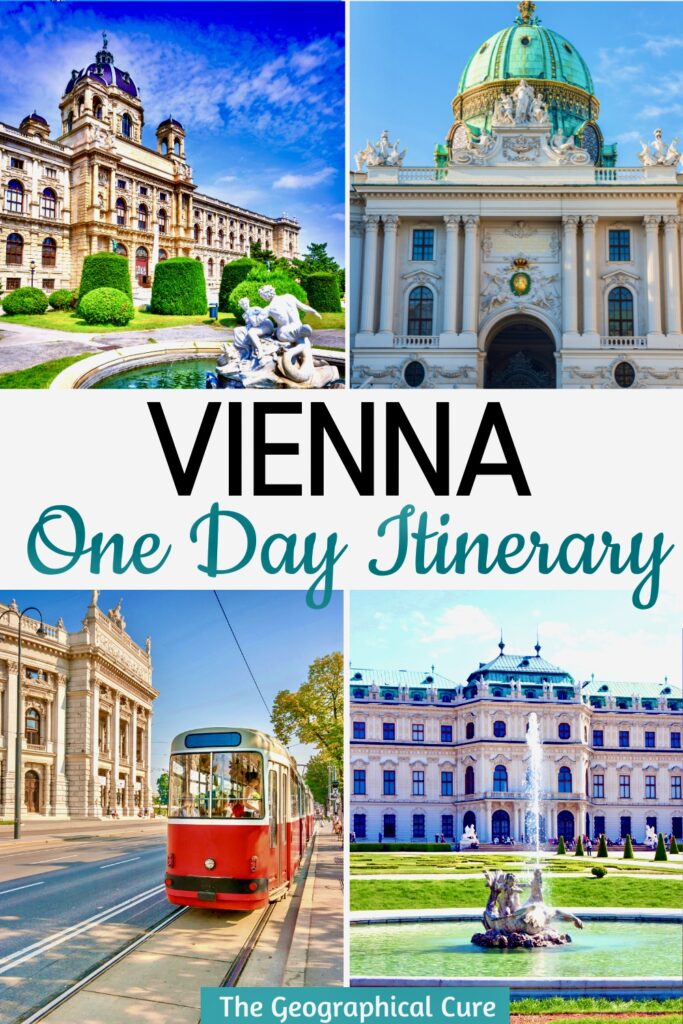 Pinterest pin for one day in Vienna itinerary