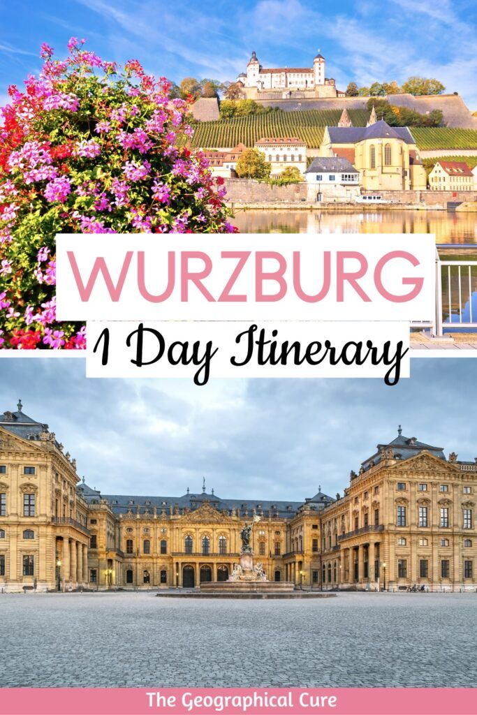 Pinterest pin for one day in Wurzburg itinerary