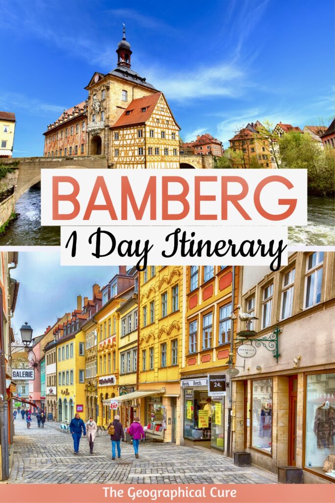 Pinterest pin for one day in Bamberg itinerary
