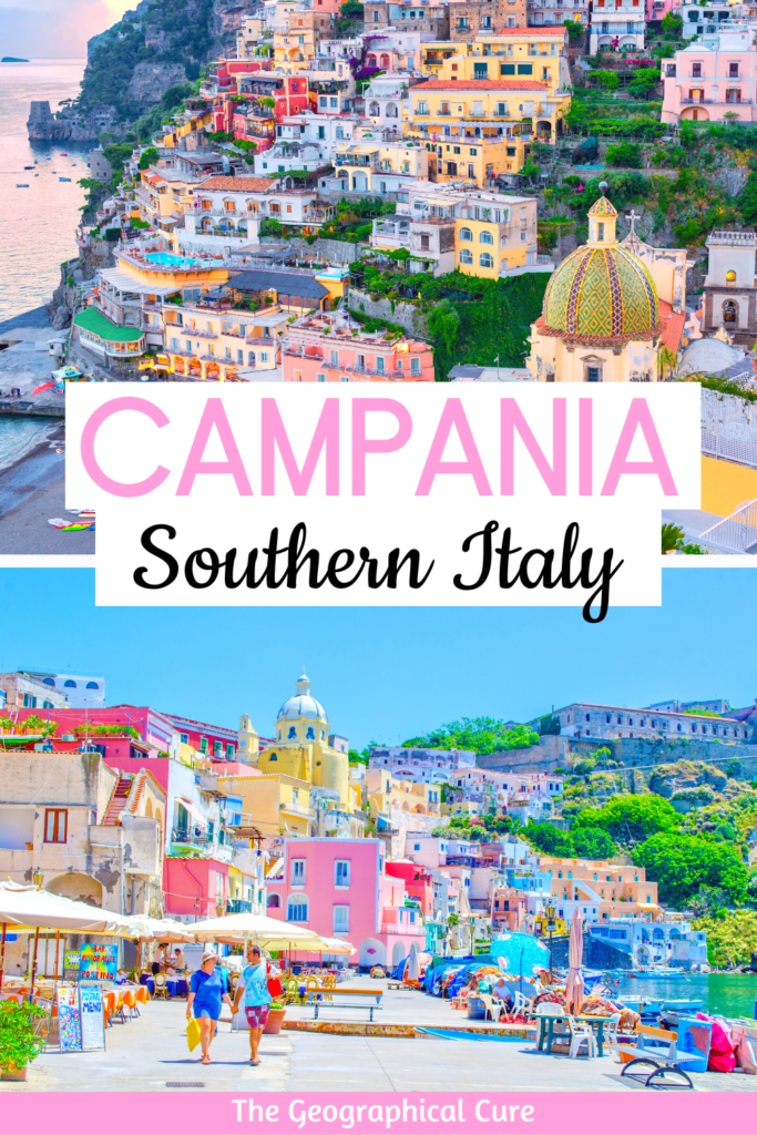 Pinterest pin for reasons to visit Campania