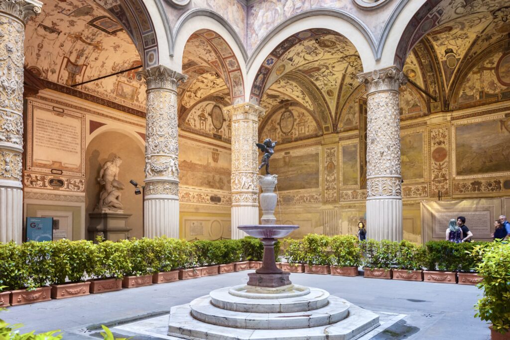 courtyard of Palazzo Vecchio