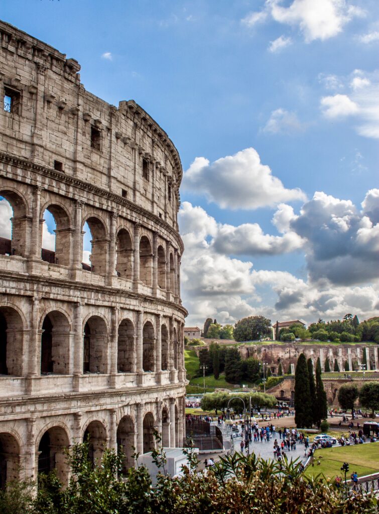 facade of the Colosseum