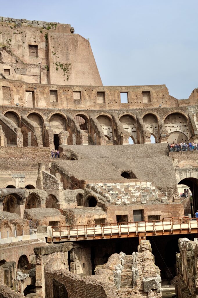 tiers of the Colosseum
