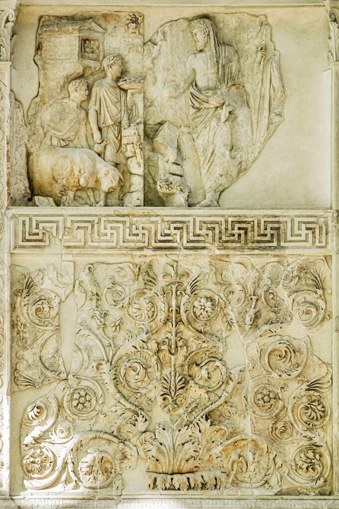 reliefs on the Ara Pacis