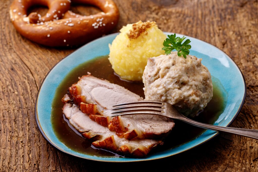 Bavarian roasted pork 