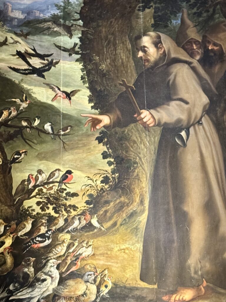 painting of St. Francis