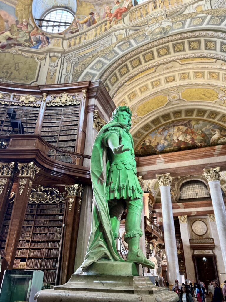 sculpture in Austrian National Library