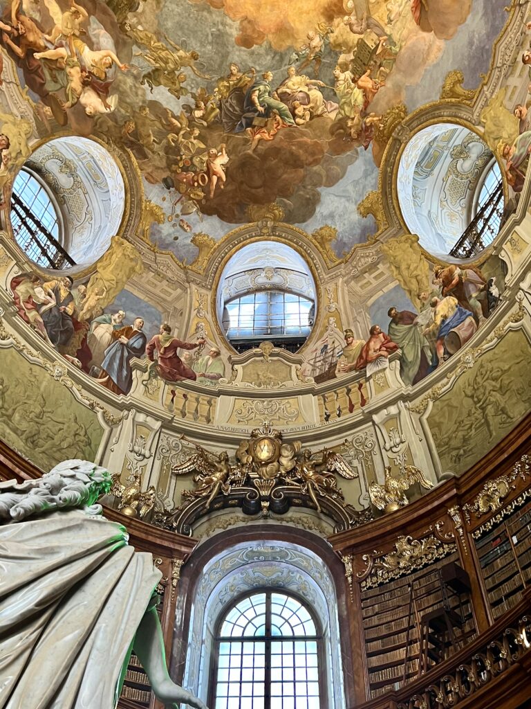 frescos in the Austrian National Library