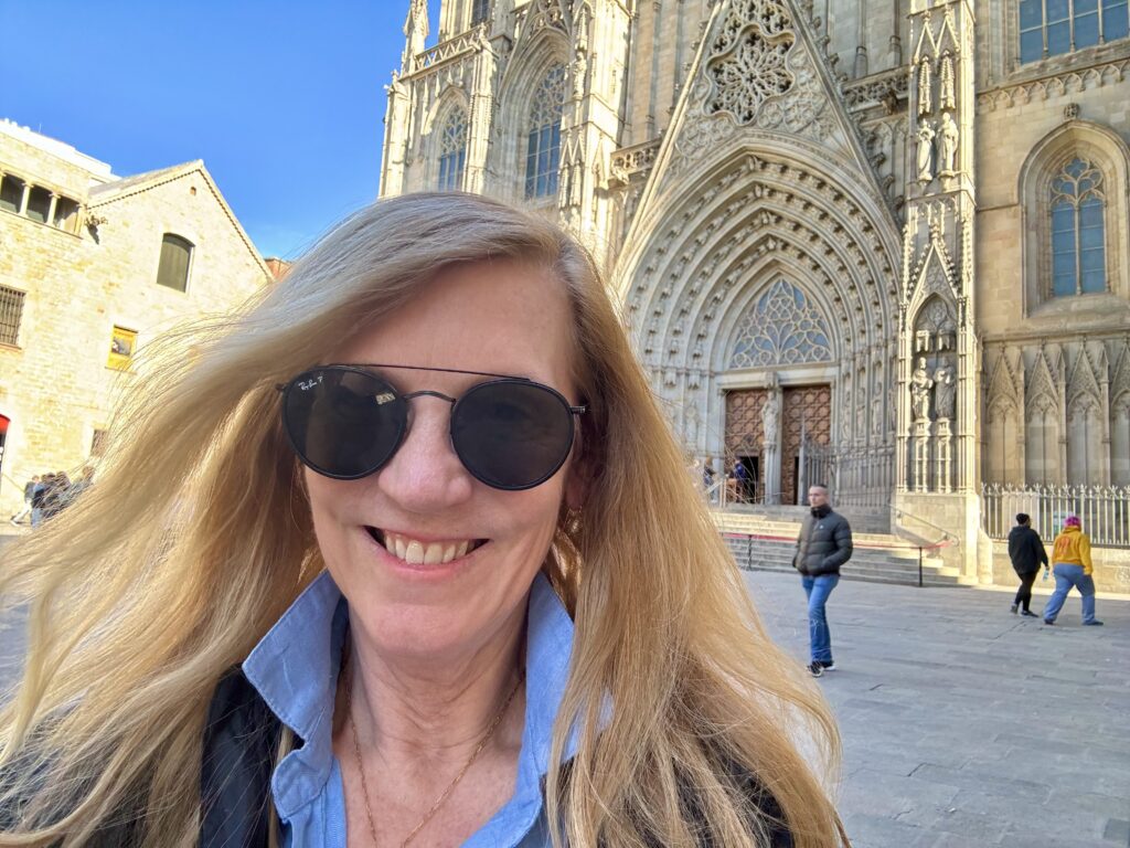 me about to visit the cathedral