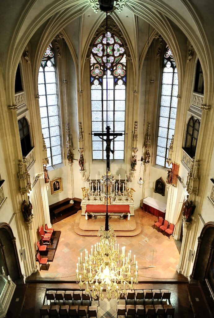 interior of the court chapel